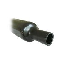 Gaine thermoretractable noire 38,1 / 19,1 mm - (1 m)